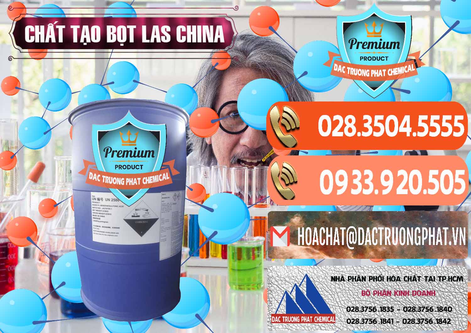 Nơi chuyên nhập khẩu và bán Chất tạo bọt Las Trung Quốc China - 0451 - Nơi phân phối & cung ứng hóa chất tại TP.HCM - hoachatmientay.com