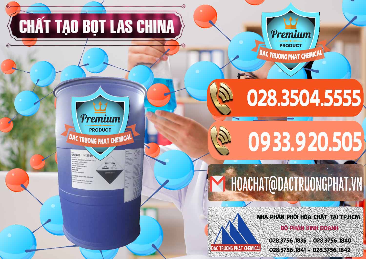 Bán - cung cấp Chất tạo bọt Las Trung Quốc China - 0451 - Đơn vị nhập khẩu _ phân phối hóa chất tại TP.HCM - hoachatmientay.com