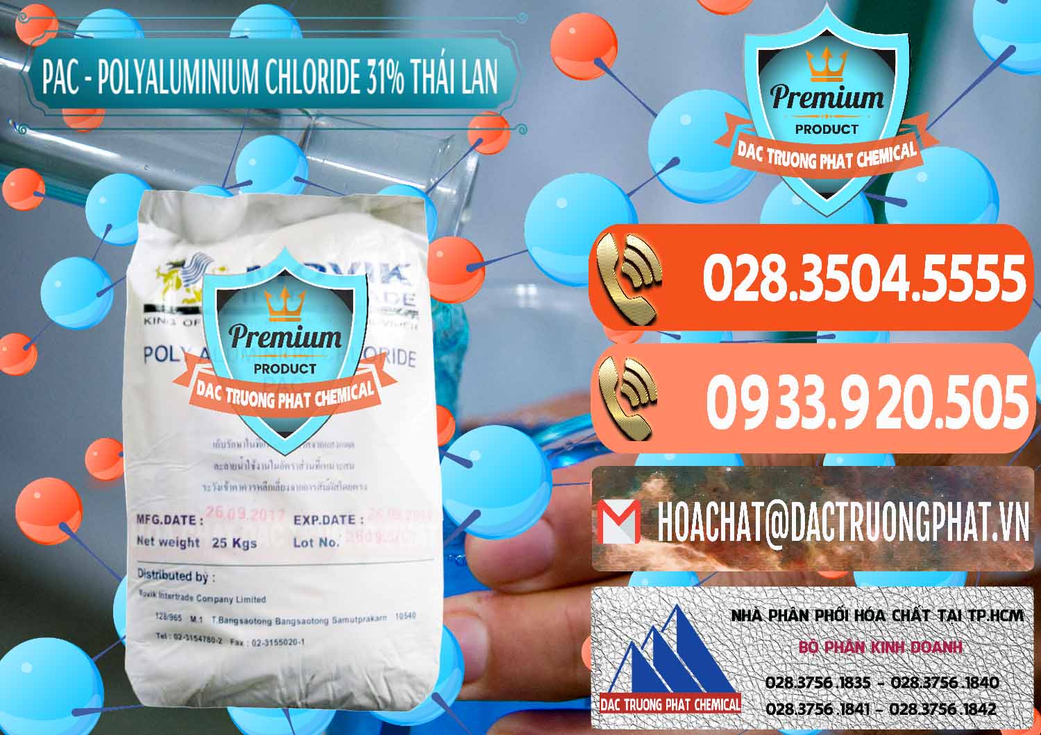 Chuyên bán _ phân phối PAC - Polyaluminium Chloride 31% Thái Lan Thailand - 0469 - Phân phối _ cung cấp hóa chất tại TP.HCM - hoachatmientay.com