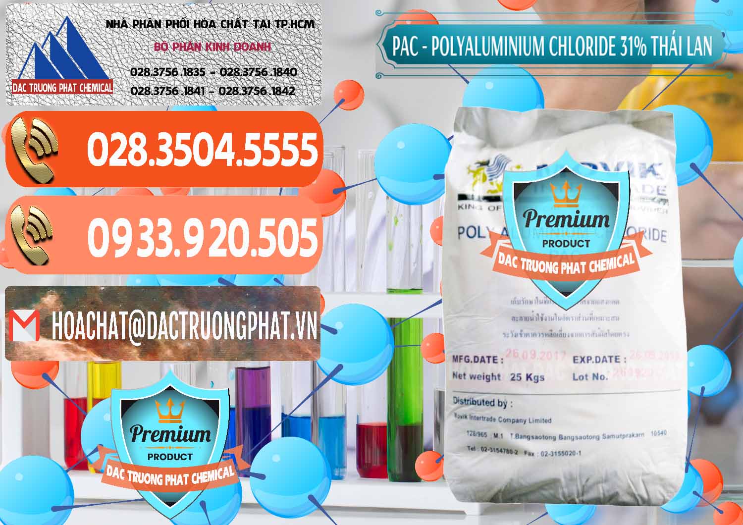 Bán & phân phối PAC - Polyaluminium Chloride 31% Thái Lan Thailand - 0469 - Đơn vị nhập khẩu - phân phối hóa chất tại TP.HCM - hoachatmientay.com
