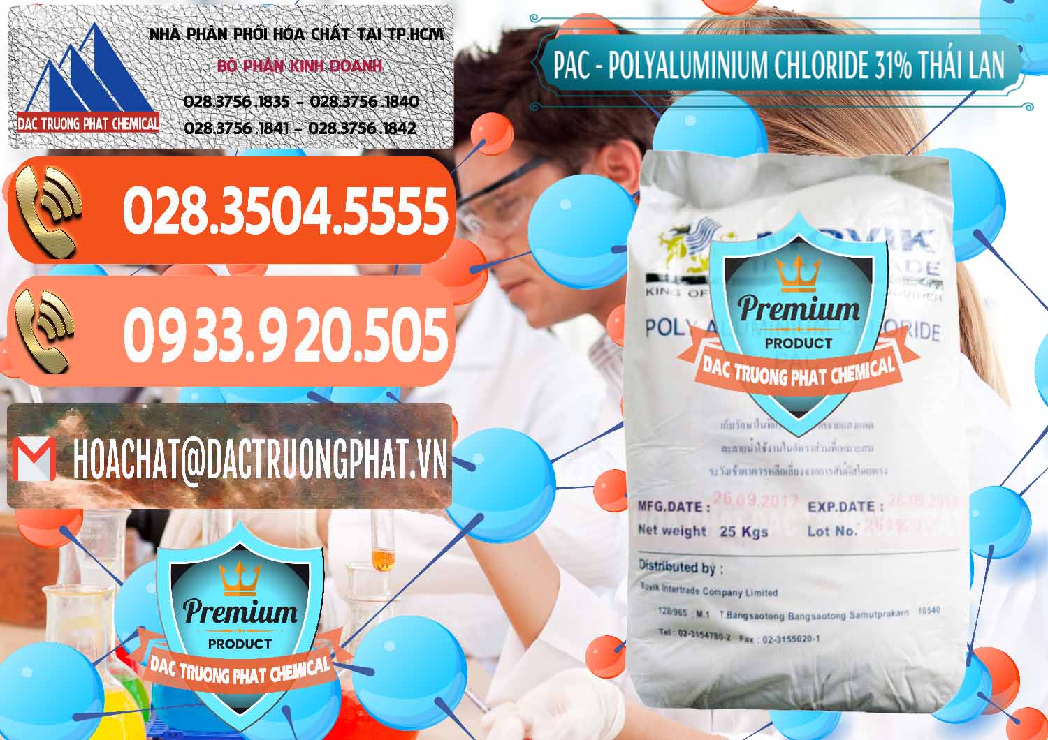 Công ty chuyên cung cấp _ bán PAC - Polyaluminium Chloride 31% Thái Lan Thailand - 0469 - Nơi cung cấp _ bán hóa chất tại TP.HCM - hoachatmientay.com