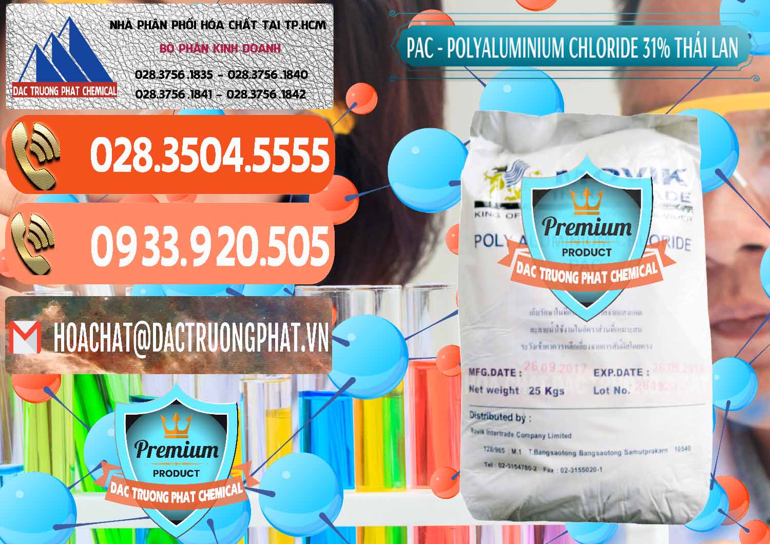 Nơi chuyên cung ứng và bán PAC - Polyaluminium Chloride 31% Thái Lan Thailand - 0469 - Nhà phân phối - cung cấp hóa chất tại TP.HCM - hoachatmientay.com