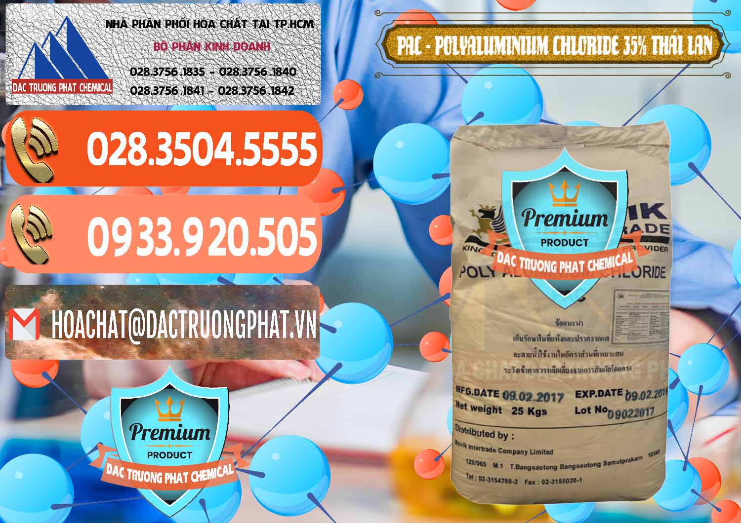 Đơn vị bán ( cung cấp ) PAC - Polyaluminium Chloride 35% Thái Lan Thailand - 0470 - Công ty chuyên phân phối _ nhập khẩu hóa chất tại TP.HCM - hoachatmientay.com