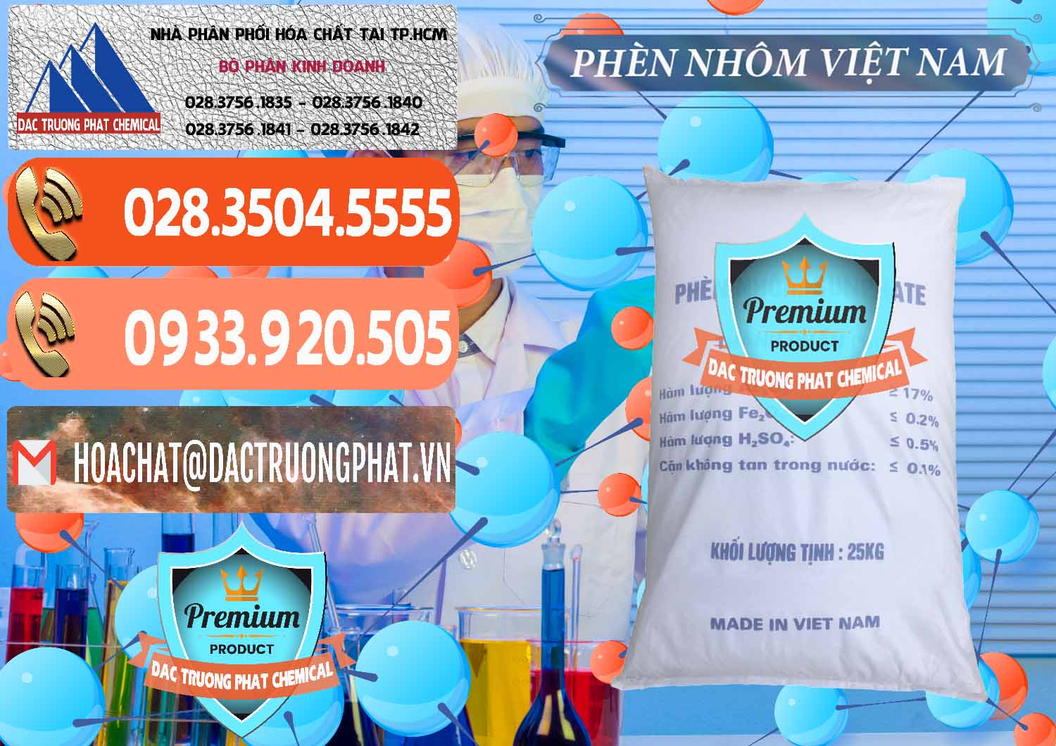 Phân phối ( kinh doanh ) Phèn Nhôm - Al2(SO4)3 17% Việt Nam - 0465 - Nơi phân phối và cung cấp hóa chất tại TP.HCM - hoachatmientay.com