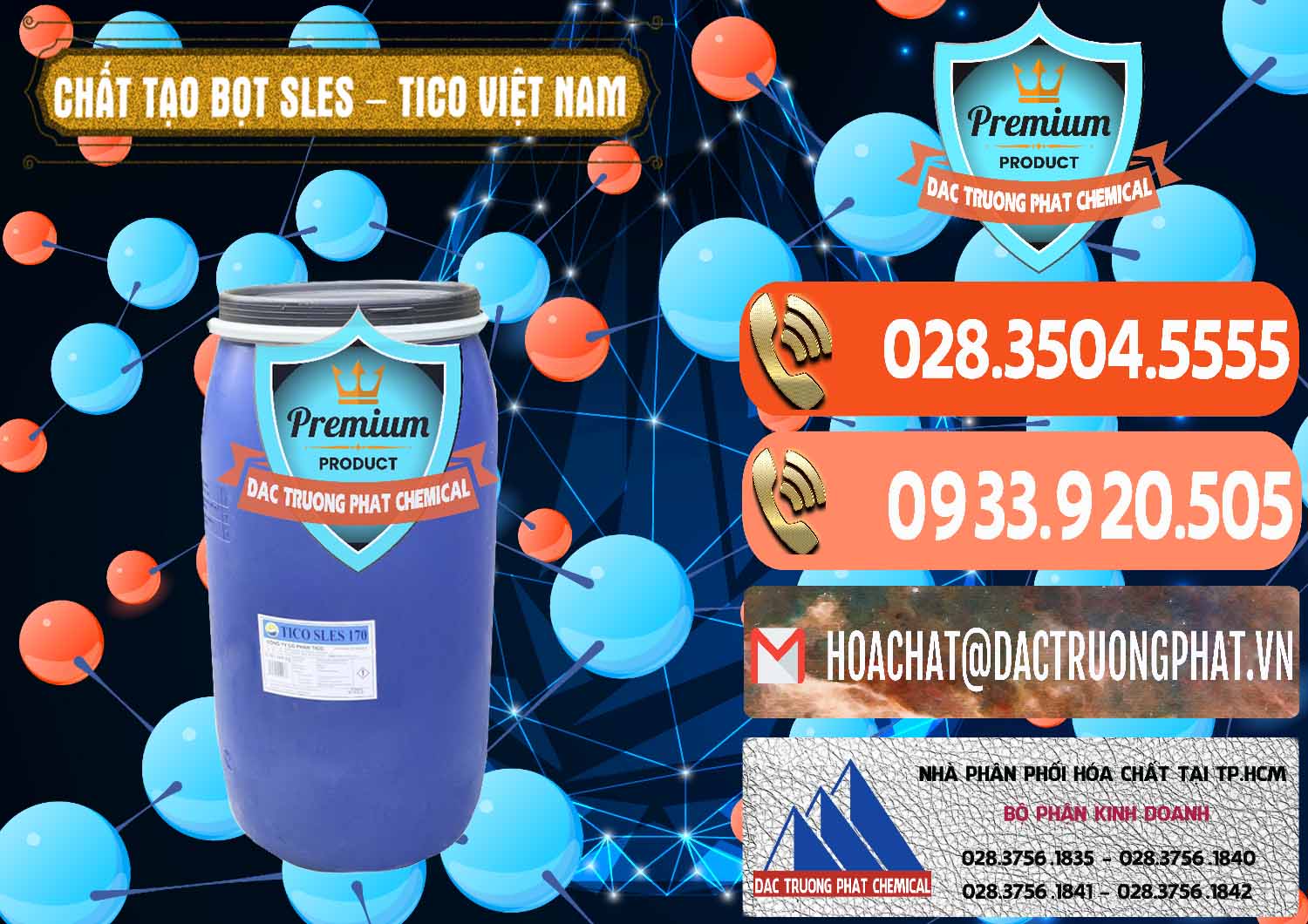 Nơi chuyên bán - cung cấp Chất Tạo Bọt Sles - Sodium Lauryl Ether Sulphate Tico Việt Nam - 0304 - Chuyên cung cấp và phân phối hóa chất tại TP.HCM - hoachatmientay.com