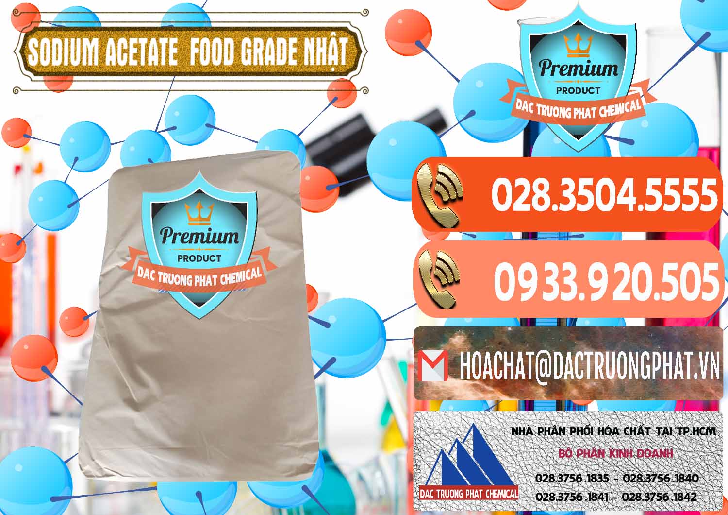 Công ty cung cấp ( bán ) Sodium Acetate - Natri Acetate Food Grade Nhật Bản Japan - 0456 - Nơi chuyên kinh doanh _ cung cấp hóa chất tại TP.HCM - hoachatmientay.com