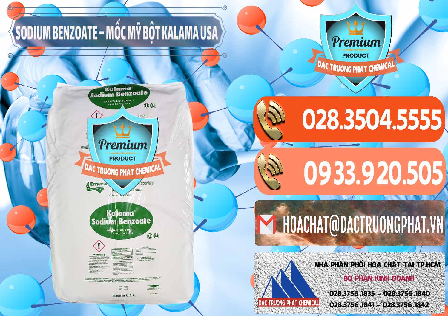 Đơn vị bán - phân phối Sodium Benzoate - Mốc Bột Kalama Food Grade Mỹ Usa - 0136 - Đơn vị chuyên cung ứng ( phân phối ) hóa chất tại TP.HCM - hoachatmientay.com