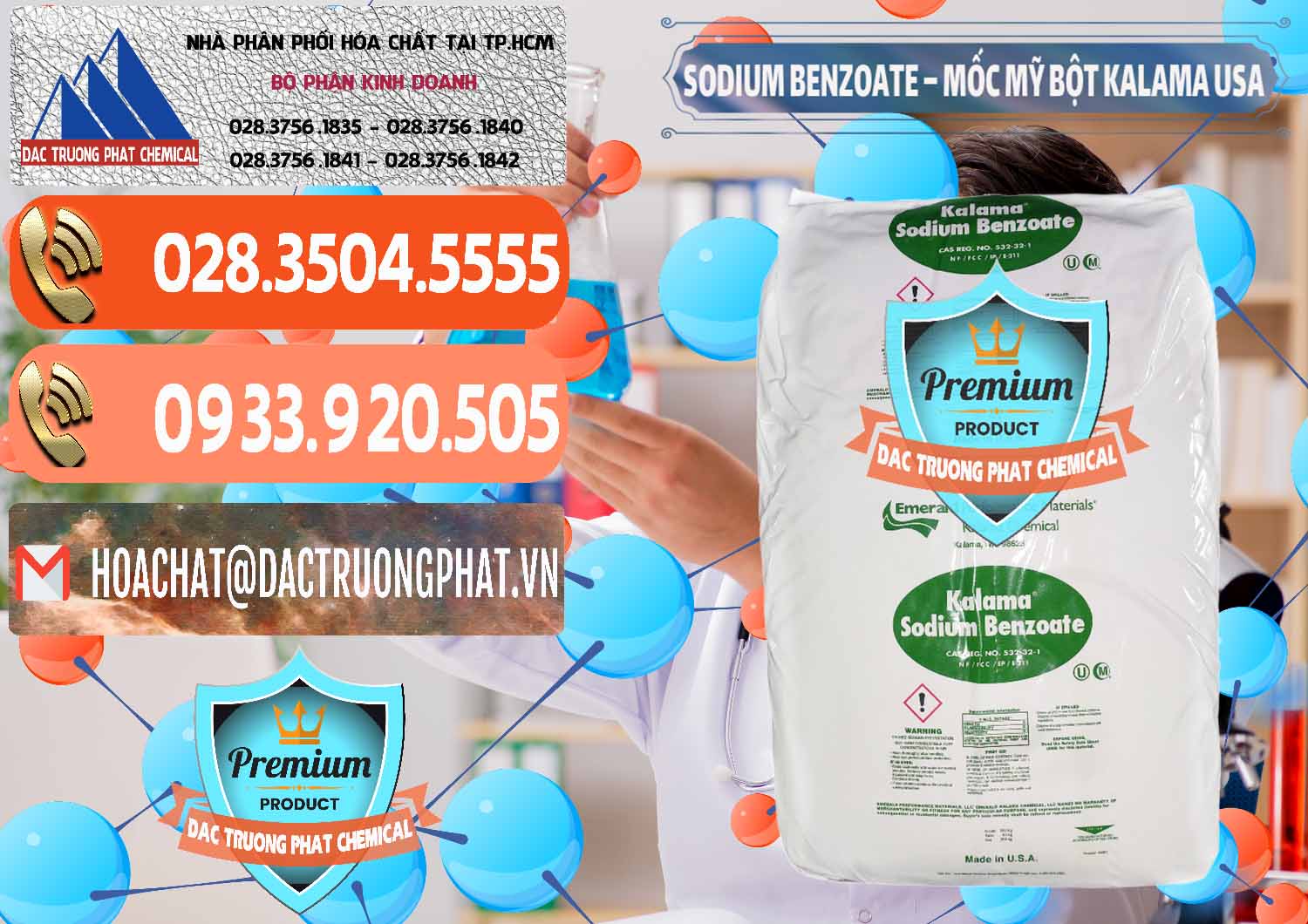 Bán ( cung cấp ) Sodium Benzoate - Mốc Bột Kalama Food Grade Mỹ Usa - 0136 - Nơi chuyên phân phối & nhập khẩu hóa chất tại TP.HCM - hoachatmientay.com