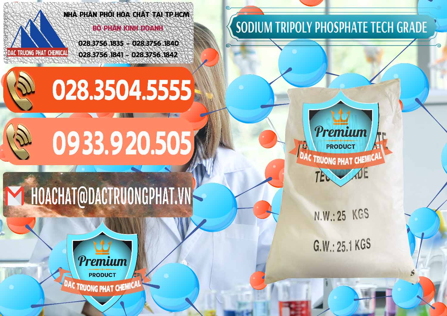 Cty kinh doanh ( bán ) Sodium Tripoly Phosphate - STPP Tech Grade Trung Quốc China - 0453 - Nơi phân phối - bán hóa chất tại TP.HCM - hoachatmientay.com