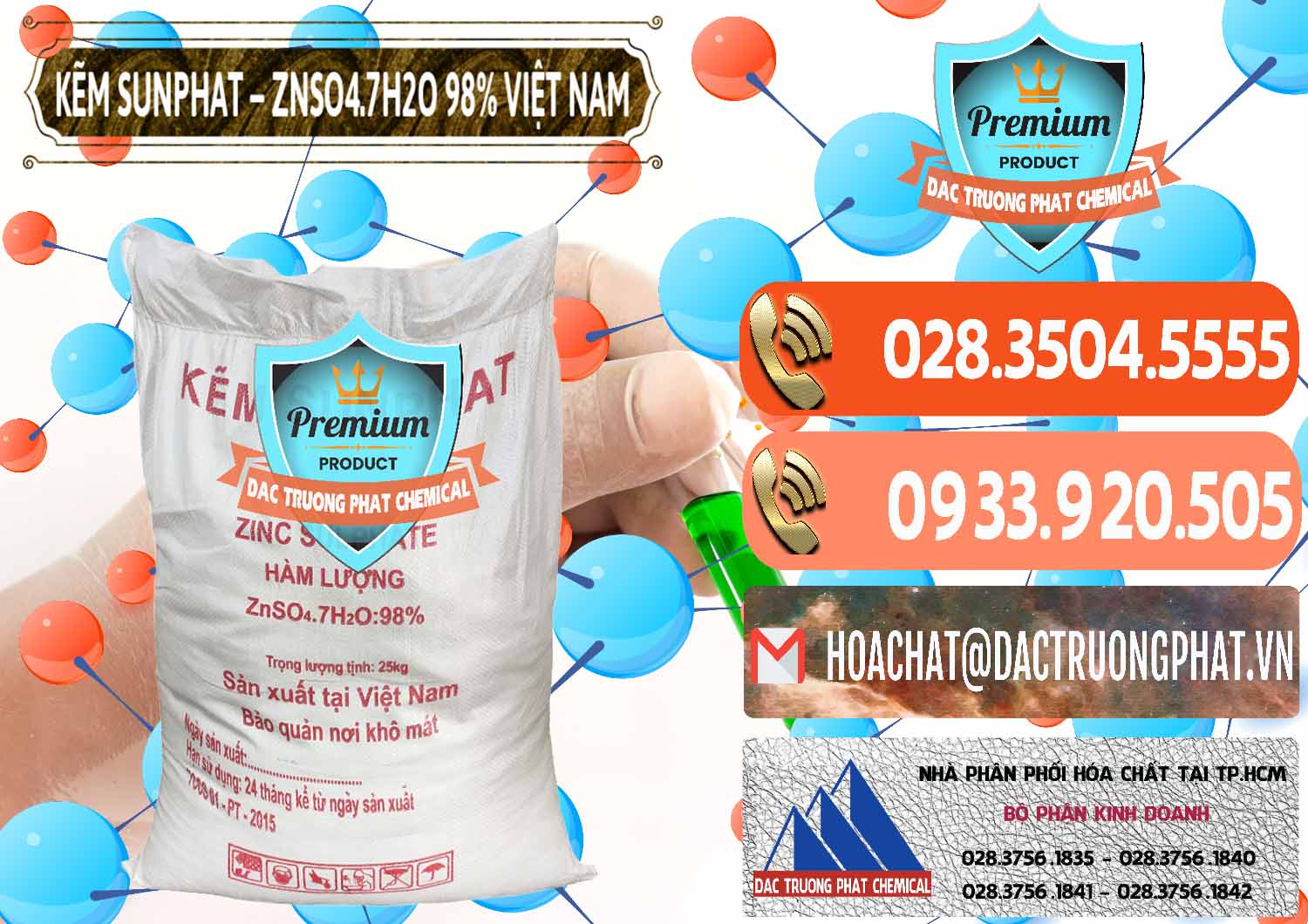 Cty phân phối & cung cấp Kẽm Sunfat – ZNSO4.7H2O Việt Nam - 0189 - Cty bán - phân phối hóa chất tại TP.HCM - hoachatmientay.com