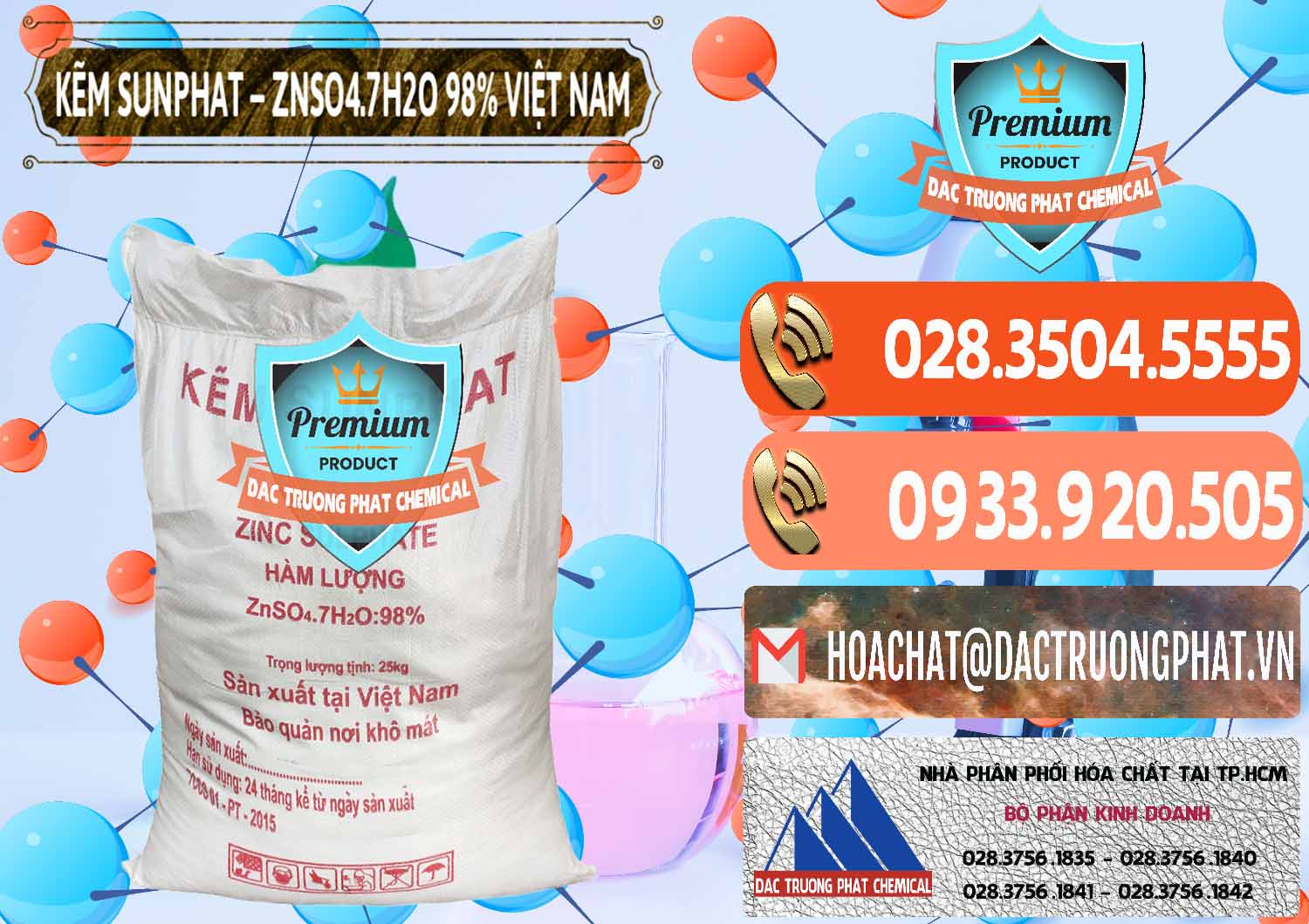Nơi chuyên kinh doanh - phân phối Kẽm Sunfat – ZNSO4.7H2O Việt Nam - 0189 - Cty chuyên bán ( cung cấp ) hóa chất tại TP.HCM - hoachatmientay.com